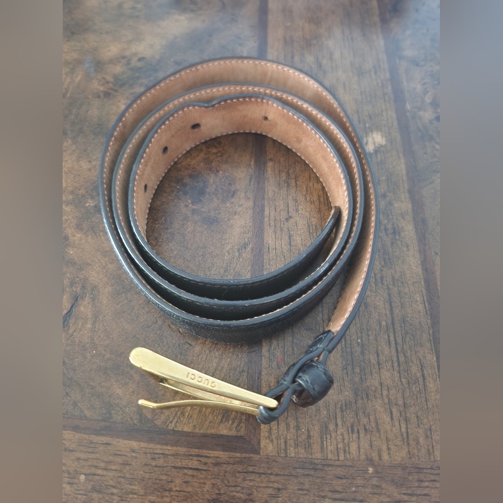 Gucci leather belt